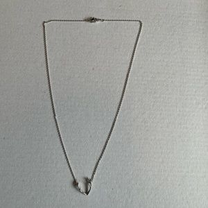 Sterling Silver Antlers Necklace